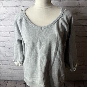 Calvin Klein performance grey cold shoulder sweatshirt xl